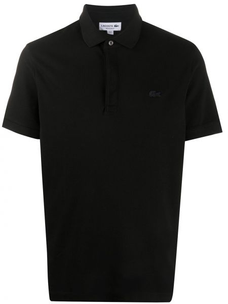 Polo majica Lacoste črna
