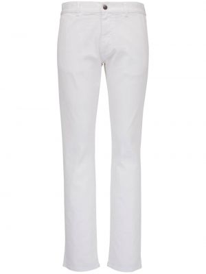 Slim fit skinny fit-jeans Canali vit