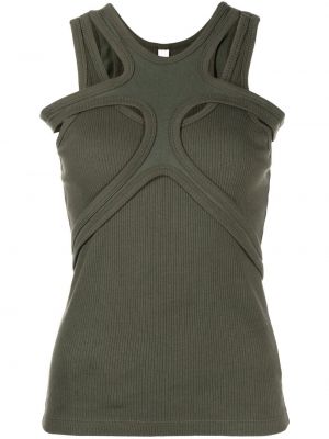 Bomull tank top Dion Lee grønn