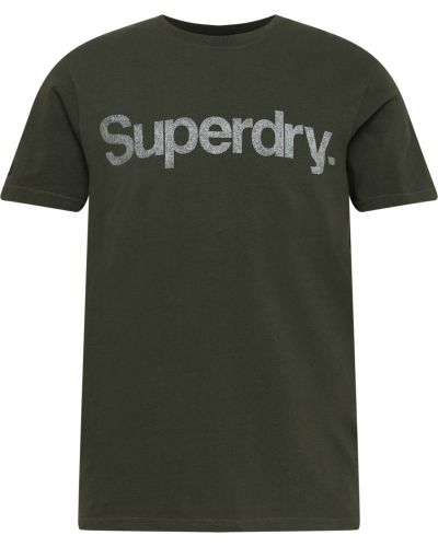 Меланж тениска Superdry сиво