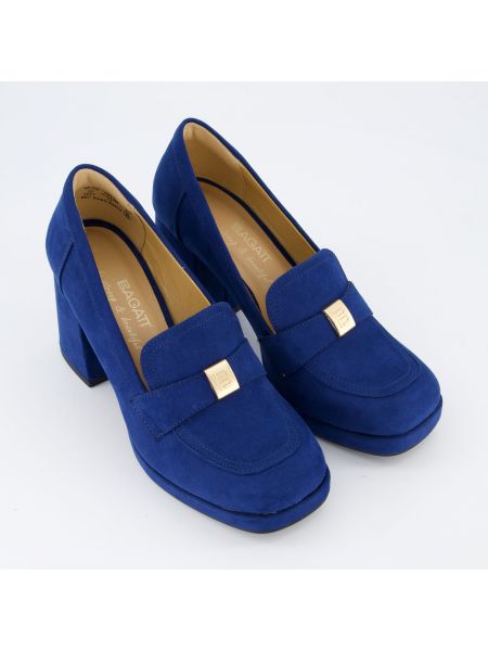 Туфли на каблуке Bagatt синие