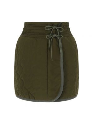 Nylonowa mini spódniczka Emporio Armani zielona
