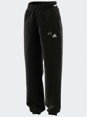 Спортивні штани вільного крою Adidas Sportswear чорні