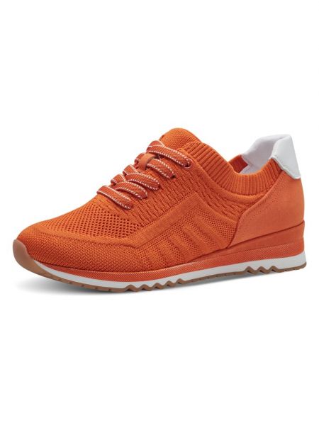 Pomarańczowe sneakersy Marco Tozzi