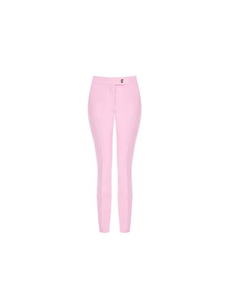 Spodnie skinny fit Rinascimento różowe