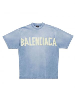 T-shirt Balenciaga blu