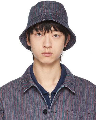 Хлопковая шапка с нашивками Ymc, синяя