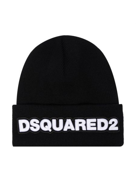 Woll mütze Dsquared2 schwarz