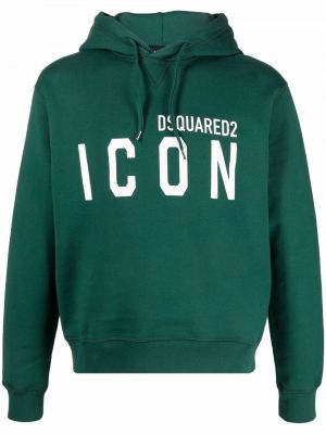 Hoodie Dsquared2 grön