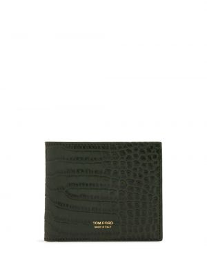 Kožená peněženka Tom Ford zelená