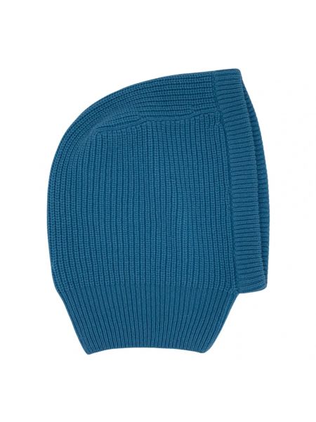 Woll mütze Covert blau