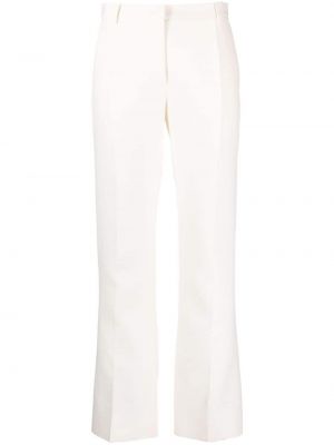 Pantaloni a vita alta Valentino Garavani bianco