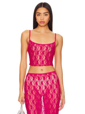 Top transparente Lovers And Friends rosa