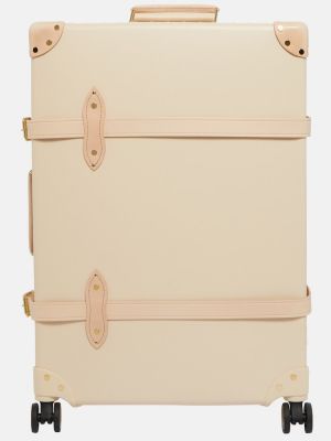 Кариран куфар Globe-trotter бяло