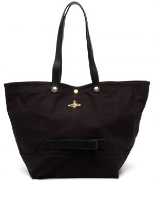 Nakupovalna torba Vivienne Westwood črna