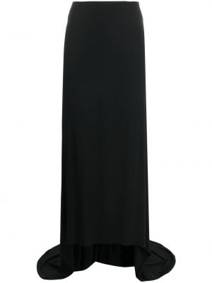 Drapovaný asymetrická sukňa Magda Butrym čierna
