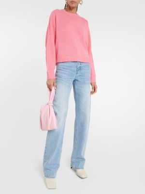 Volneni pulover iz kašmirja Dorothee Schumacher roza