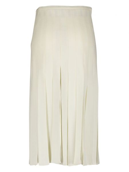 Plisované vlněné sukně Gabriela Hearst bílé