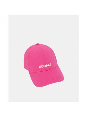 Gorra de algodón Ecoalf rosa