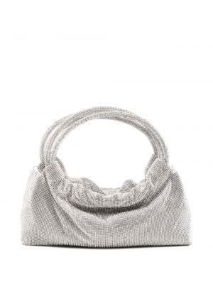 Tasche mit kristallen Simkhai silber