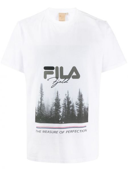 T-shirt mit print Fila weiß