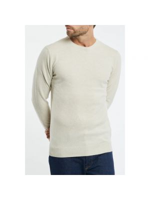 Jersey de lana de cachemir de lana merino Daniele Fiesoli beige