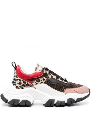 Leopard trykt topp Twinset rosa