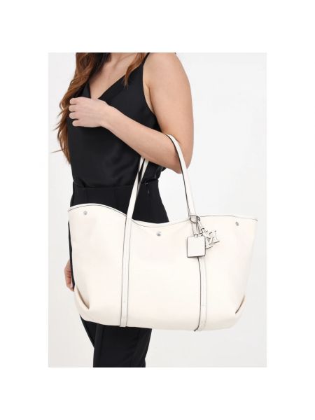 Shopper handtasche mit taschen aus baumwoll Ralph Lauren