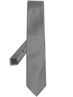 Cravată de mătase în carouri din jacard Tom Ford