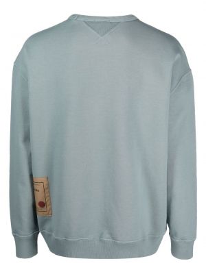 Sweatshirt mit rundem ausschnitt Ten C blau