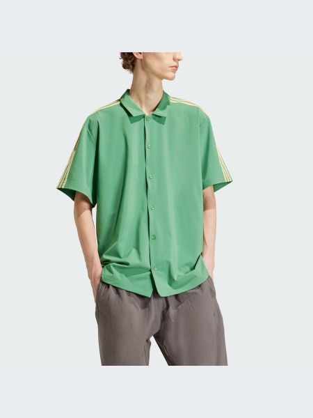 Зеленая рубашка Adidas