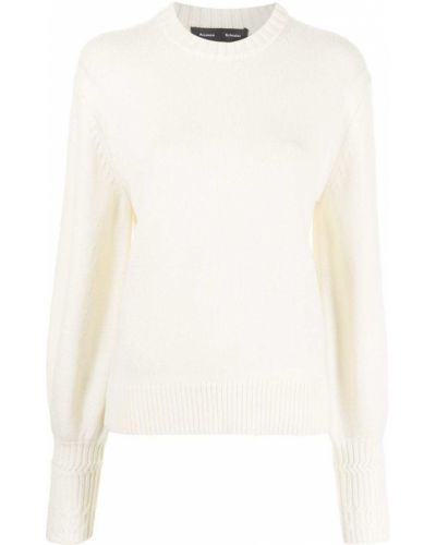 Пуловер от мерино вълна Proenza Schouler бяло