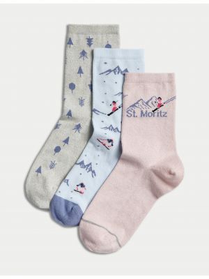 Ponožky Marks & Spencer růžové