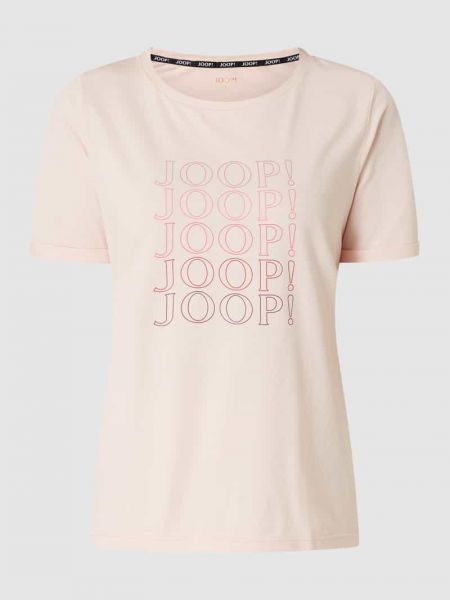 Piżama z nadrukiem Joop! Bodywear różowa