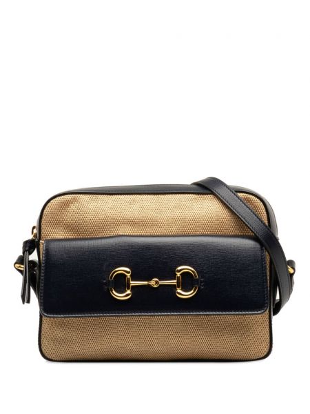 Чанта през рамо с джобове Gucci Pre-owned кафяво