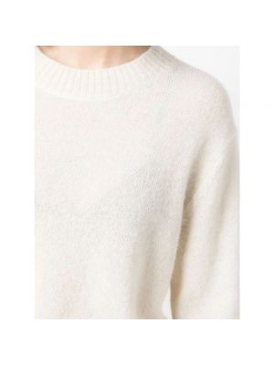 Sweter z okrągłym dekoltem A.p.c. biały