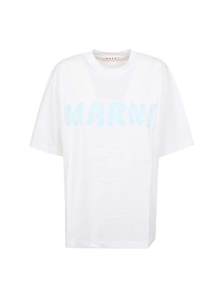 T-shirt aus baumwoll Marni weiß