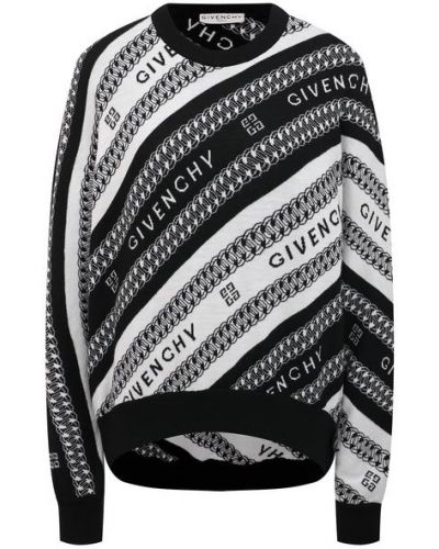 Шерстяной пуловер Givenchy, черный