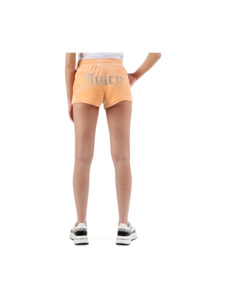 Pantalones cortos de terciopelo‏‏‎ deportivos Juicy Couture naranja