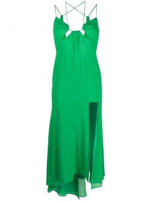 Асиметрична миди рокля Château Lafleur-gazin зелено