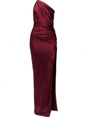 Seiden abendkleid Michelle Mason rot