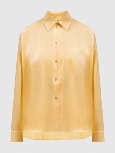 Атласна блуза Aeron жовта