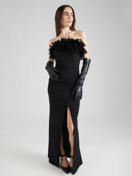 Вечерна рокля Sistaglam черно