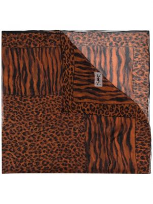 Платок леопардовый Yves Saint Laurent Pre-owned