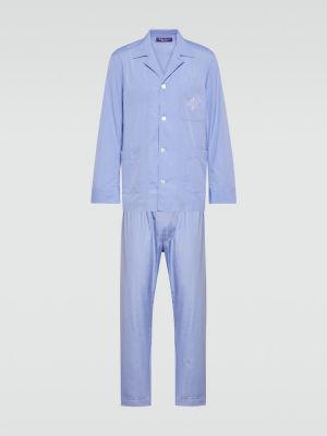 Pijamale din bumbac Ralph Lauren Purple Label