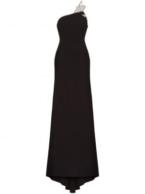 Seiden abendkleid Valentino Garavani schwarz