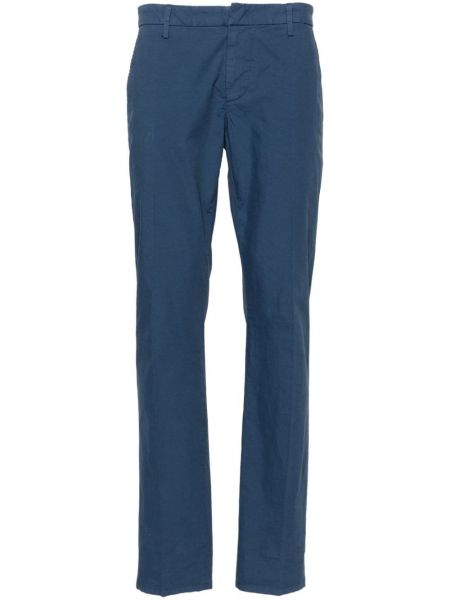 Στενό παντελόνι σε στενή γραμμή Dondup μπλε