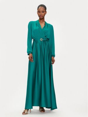 Priliehavé večerné šaty Rinascimento zelená