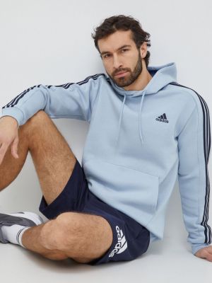 Pulover s kapuco Adidas modra