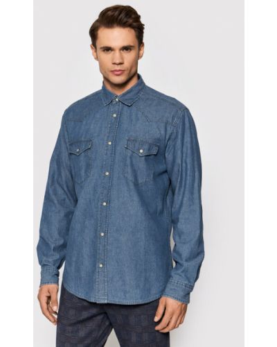 Jeanshemd Only & Sons blau